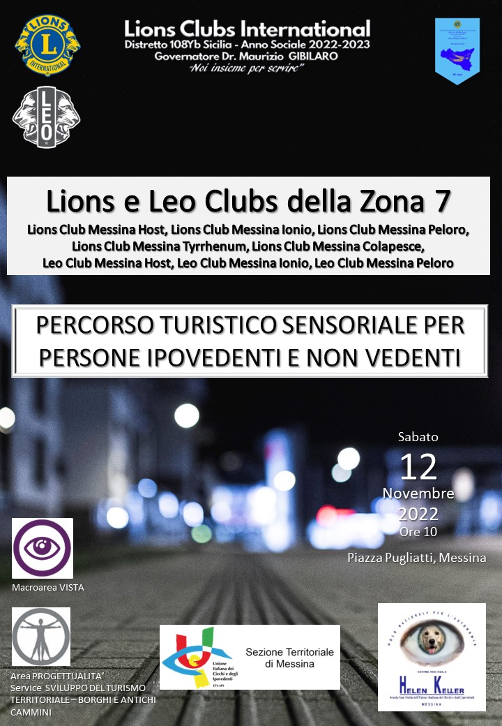 Messina Viaggiare Non Solo Con Gli Occhi Distretto Lions 108 Yb Sicilia