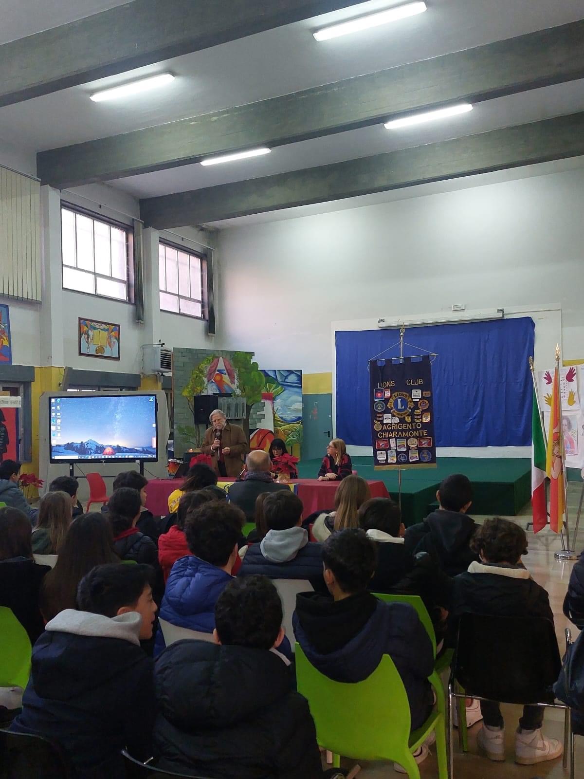 Agrigento I Lions A Scuola Per Cambiare Il Mondo Distretto Lions