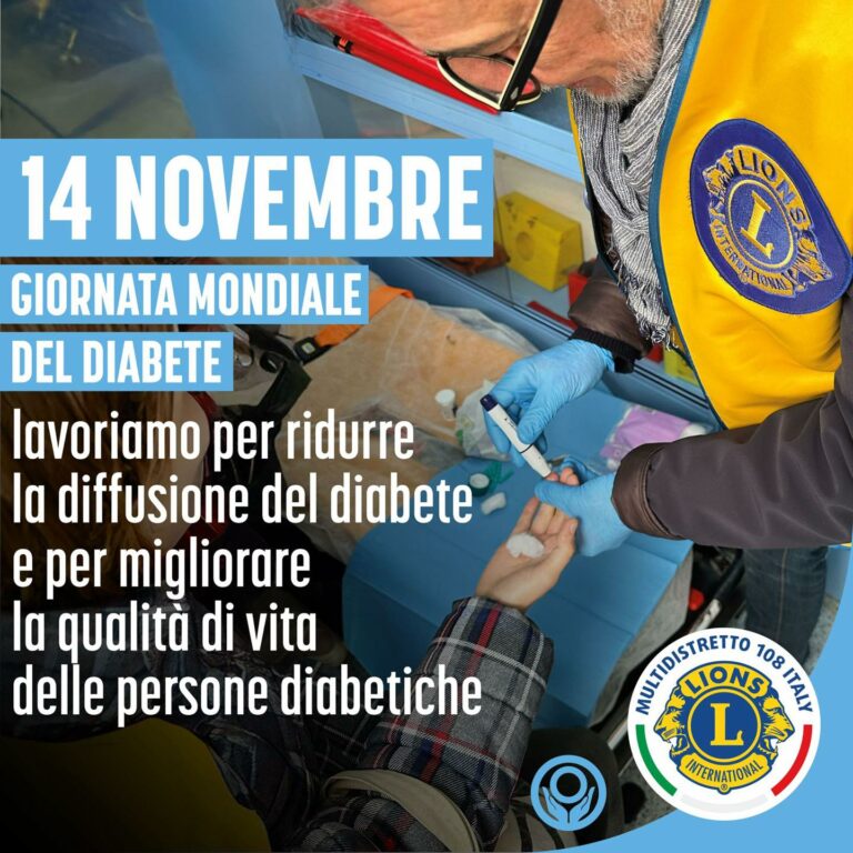 14 novembre 2024, Giornata Mondiale del Diabete